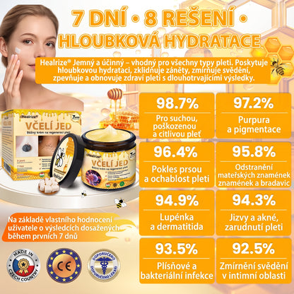 🍯🦿 𝐇𝐞𝐚𝐥𝐫𝐢𝐳𝐞® Včelí jed Komplexní pleťový krém – Nová generace přírodní péče o pleť pro hydratovanější, hladší a zářivější pokožku 🌿✨