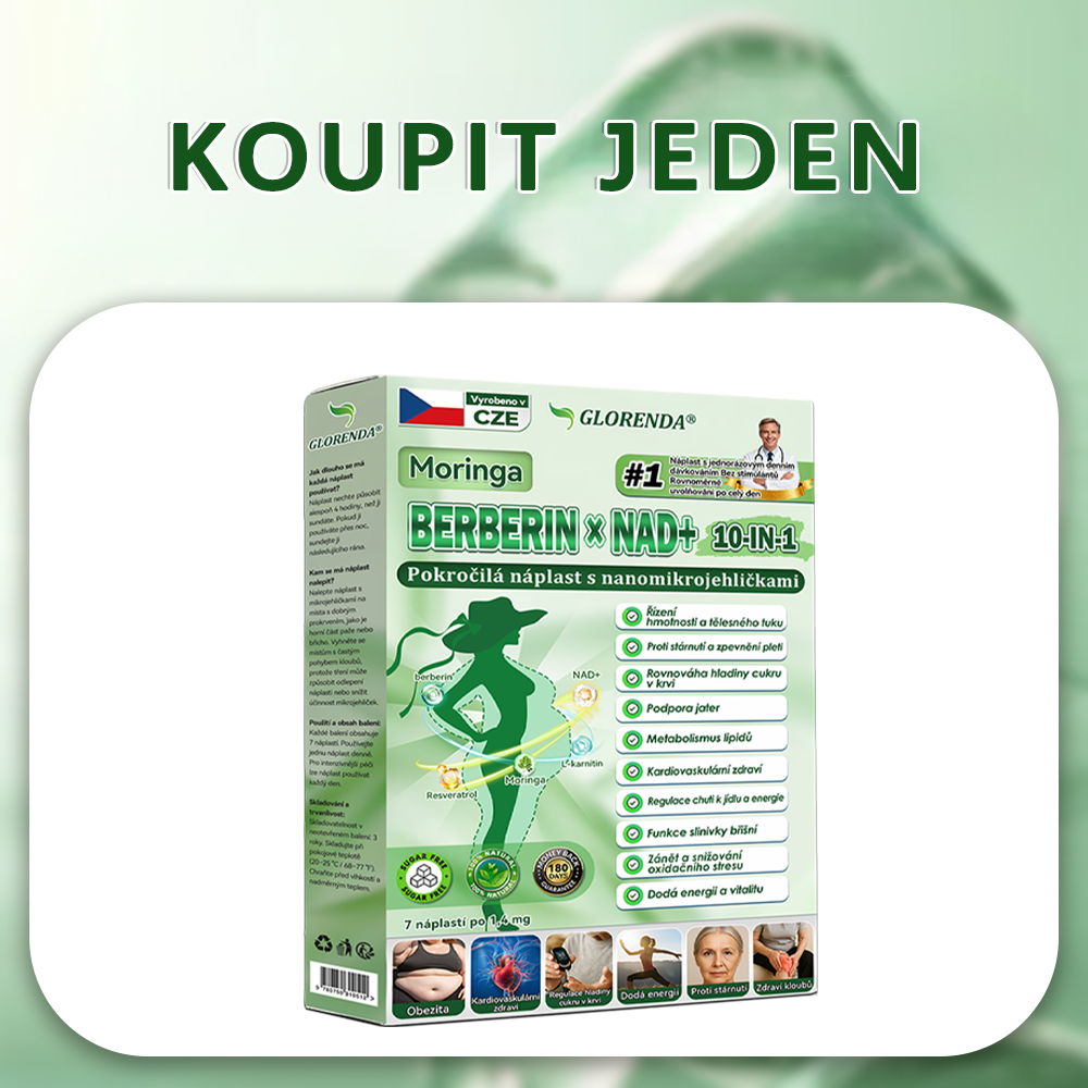 🔆Oficiální obchod|𝑮𝑳𝑶𝑹𝑬𝐍𝐃𝗔® Moringa·Berberin×NAD+10-v-1 Pokročilá Nano Mikronáplňová Náplast (pouze jednou denně, viditelné změny během 7 dní) ✅ Pro osoby s obezitou, povolenou kůží, cukrovkou, spánkovou apnoe, problémy se klouby a dalšími obtížemi.